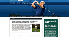 Desktop Screenshot of open-golf-betting.net
