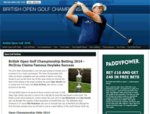 Tablet Screenshot of open-golf-betting.net